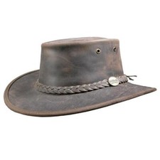 Cappello Barmah Bronco Australian Pelle di mucca Pieghevole Imballaggio Impermeabile
