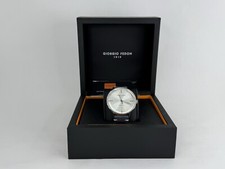 RARO Orologio Giorgio Fedon 1919 Heritage I Quadrante Argento Cinturino Pelle GFCF002