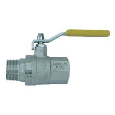 Bugatti VALVOLA A SFERA GAS A LEVA IN OTTONE A PASSAGGIO TOTALE 2" POLLICI M/F