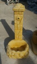 Fontana in cemento e polvere