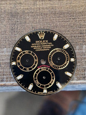 ROLEX DAYTONA 116523 116528  QUADRANTE DIAL NERO  ORIGINALE