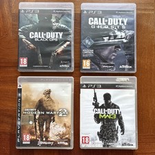 Lotto 4 Giochi Ps3 Call Of Duty Black Ops Ghosts Modern Warfare 2 e 3