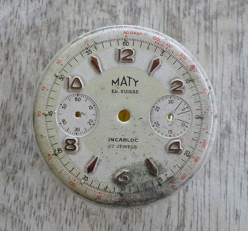 Original chronograph dial for - dial,