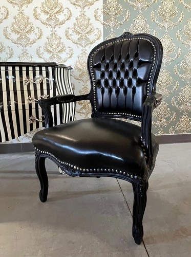Poltrona sedia luigi francese - poltrona,