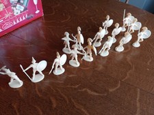 Lotto miniature Atlantic scala 1:72 Antichi Greci Opliti Spartani da colorare