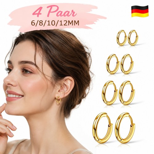 Orecchini oro set - 4,