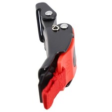 Pratica Speed Clip Mentoniera Fibbia per Chiusura Rapida Casco Nero