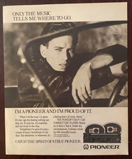 Pioneer CDX-P1 1985 Lettore Compact Disc Auto Stampa Vintage Pubblicità Stereo