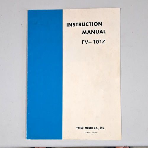 Yaesu 101z manuale - yaesu,