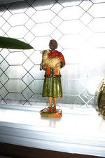Large Vintage Carved Wood