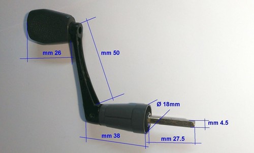 Shimano 500 manovella - shimano,