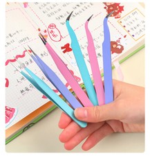 2pcs Stainless Steel Tweezers