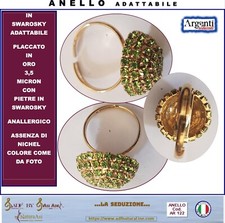 Anello Regolabile Placcato Oro