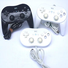 Controller Ufficiale Nintendo Wii Classic Bianco Nero Pro Cablato Originale Scegli tu
