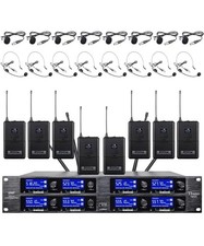 Tbaxo TB525 UHF 8CH 8 Lavalier