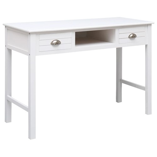 Scrivania bianca 108x45x76 - scrivania, cm