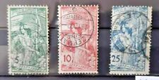 SVIZZERA 1900 UNIONE POSTALE UNIVERSALE U.P.U. SERIE TIMBRATA USED SET (C.75)