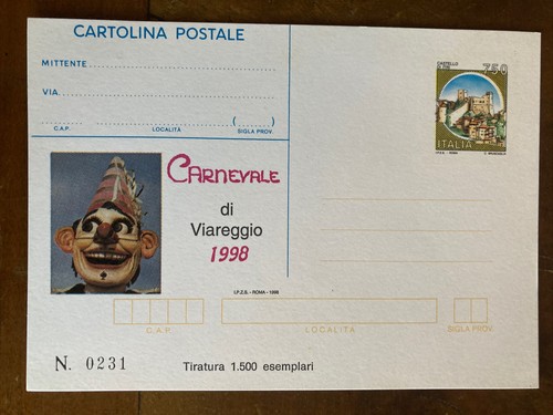 Cartolina postale carnevale - cartolina,