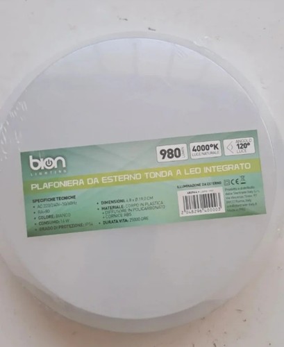 Plafoniera led esterno - plafoniera,