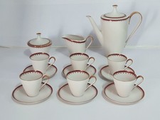 Servizio da caffe Bavaria antico 6 persone di caffè in fine porcellana vintage