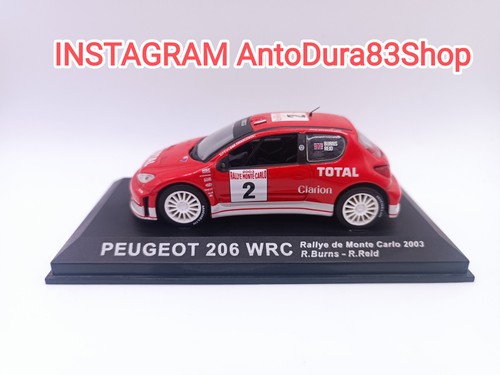Modellino auto peugeot 206 wrc - peugeot,