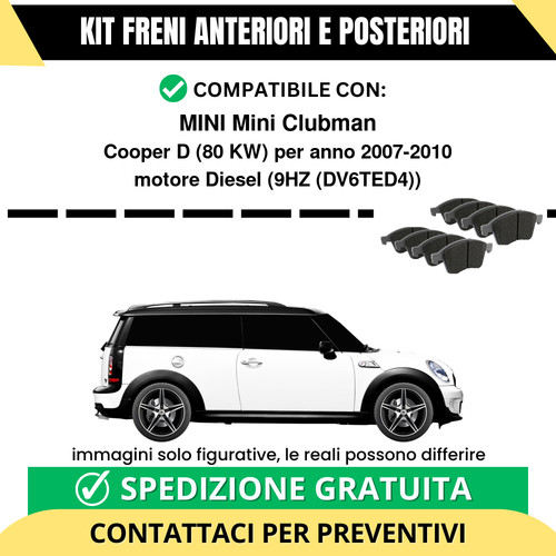 Pastiglie freno ant post - freno,
