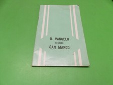 IL VANGELO secondo SAN MARCO 1970 Versione Riveduta G. Luzzi ( Bibbia )