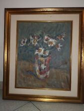 Quadro Meraviglioso Tancredi MUCHETTI Vaso Fiori Desenzano Brescia Soiano