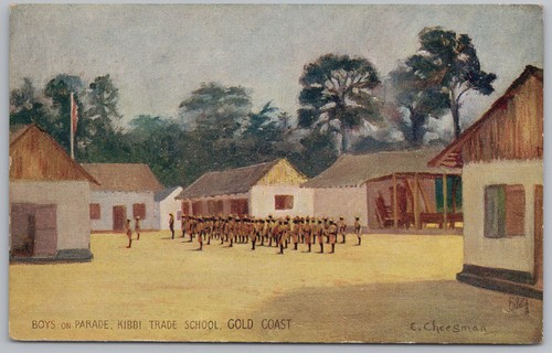 Ghana boys parade kibi - boys, on