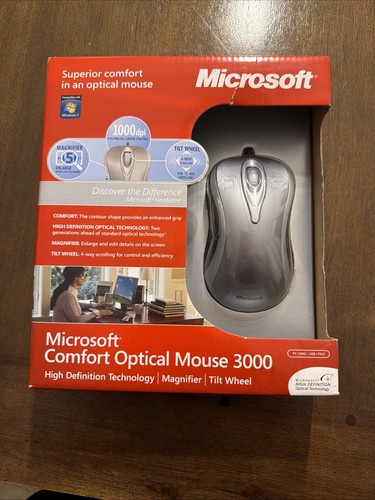 Nuovo mouse ottico microsoft - nuovo,