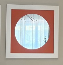 Specchio rotondo con cornice