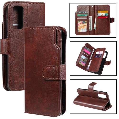 Leather card flip wallet - flip,