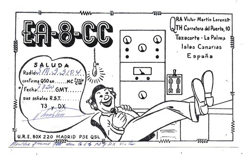 Qsl radio la palma - radio, ea-8-cc