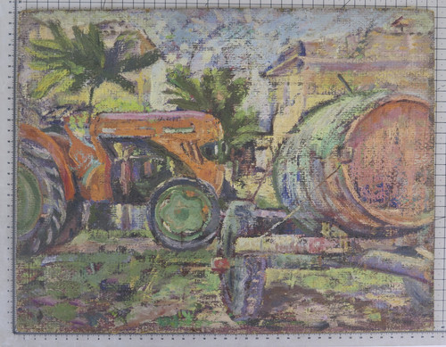 Quadro con scena - quadro, vita
