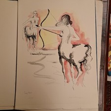 LITOGRAFIA 1985 ANNA CERUTI