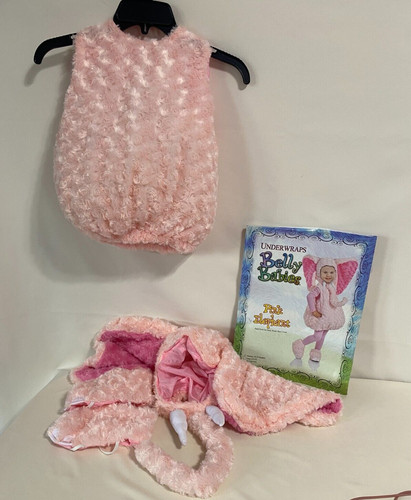 Costume elefante rosa pancia