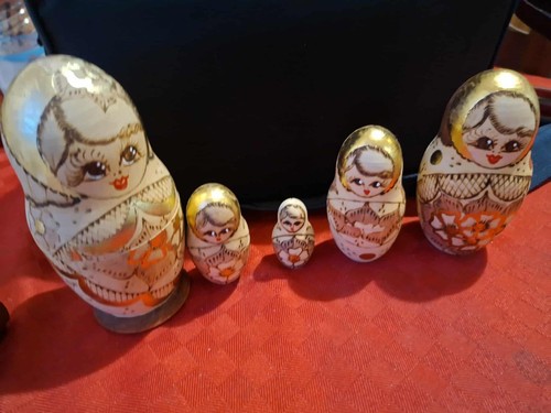 Matrioska russa dipinta mano - matrioska,