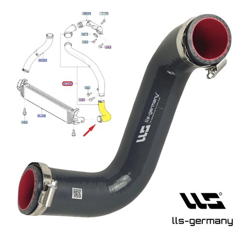 Tubo turbo intercooler per
