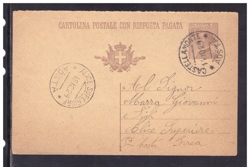 Cartolina postale 30 - postale, +