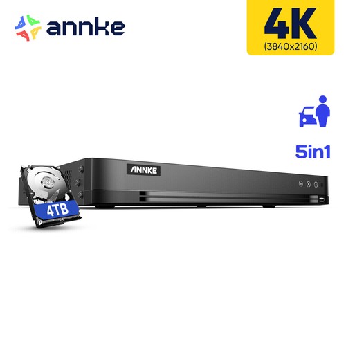 Annke 16ch 8mp 1 dvr - 4k, 5-in-1