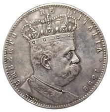 Colonia eritrea tallero - 5, lire