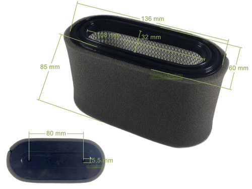 Filtro aria per motore - , loncin