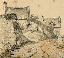 Antico disegno firmato Armand