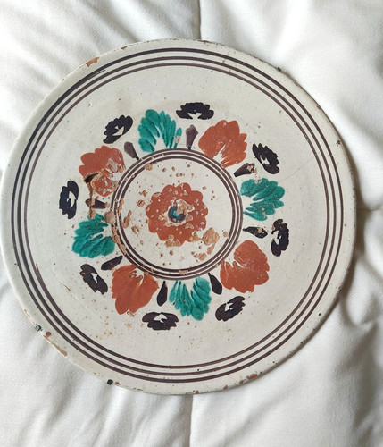 Antico piatto terracotta - piatto,