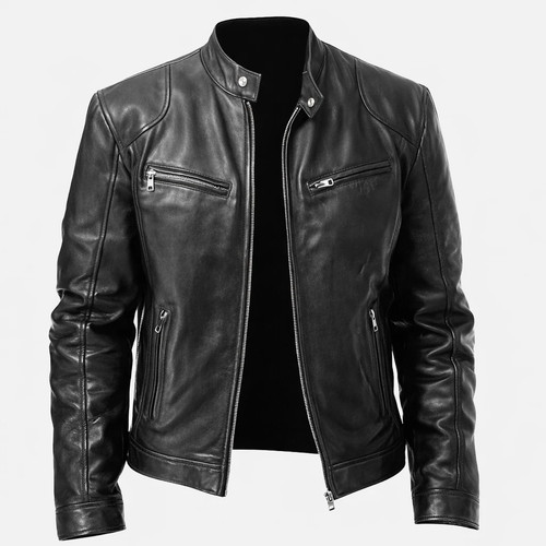 Cafe racer giacca uomo pelle - racer,