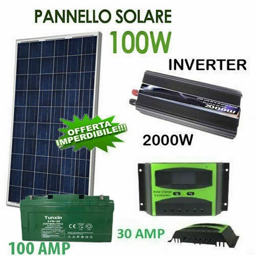 Kit fotovoltaico 1kw - kit,