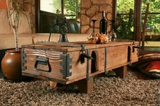 Cassapanca tavolino legno