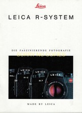 Leitz Leica Fotoletteratura - Manuale d'uso - Brochure vedi foto Leica R Sys. 3