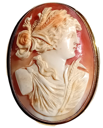 Grande antico cammeo - grande,