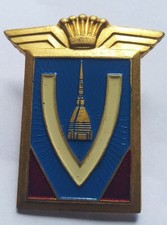 Stemma Vignale Epoca Metallo Emblema Logo Fregio Originale 3 X 3 Cm.